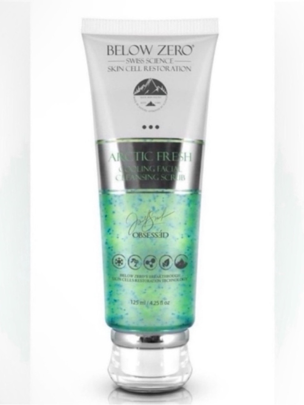 Below Zero Arctic Fresh Cooling Facial Cleansing Scrub ~ Retail $150